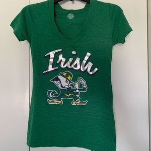 Notre Dane Irish V-neck